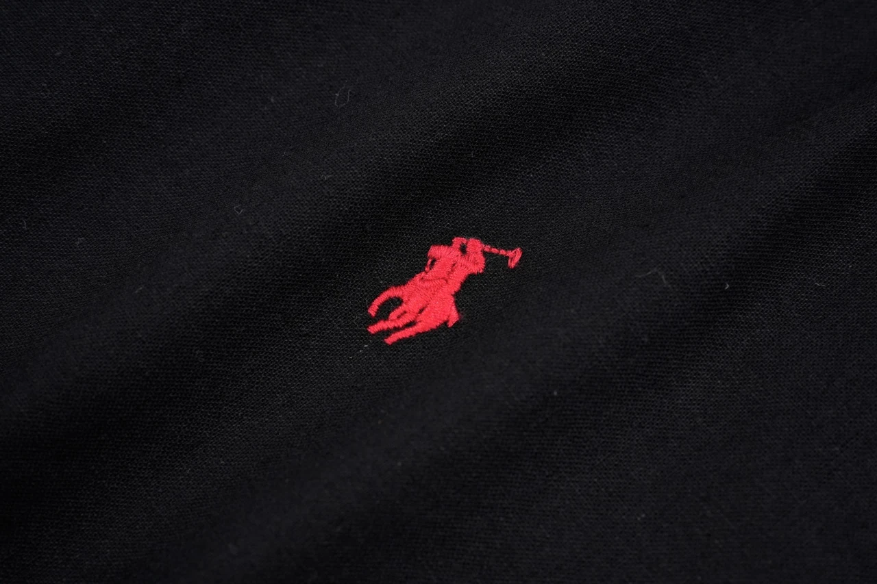 Ralph Lauren Black Pony Embroidered Linen Long Sleeve Shirt product photo from LabelPicks