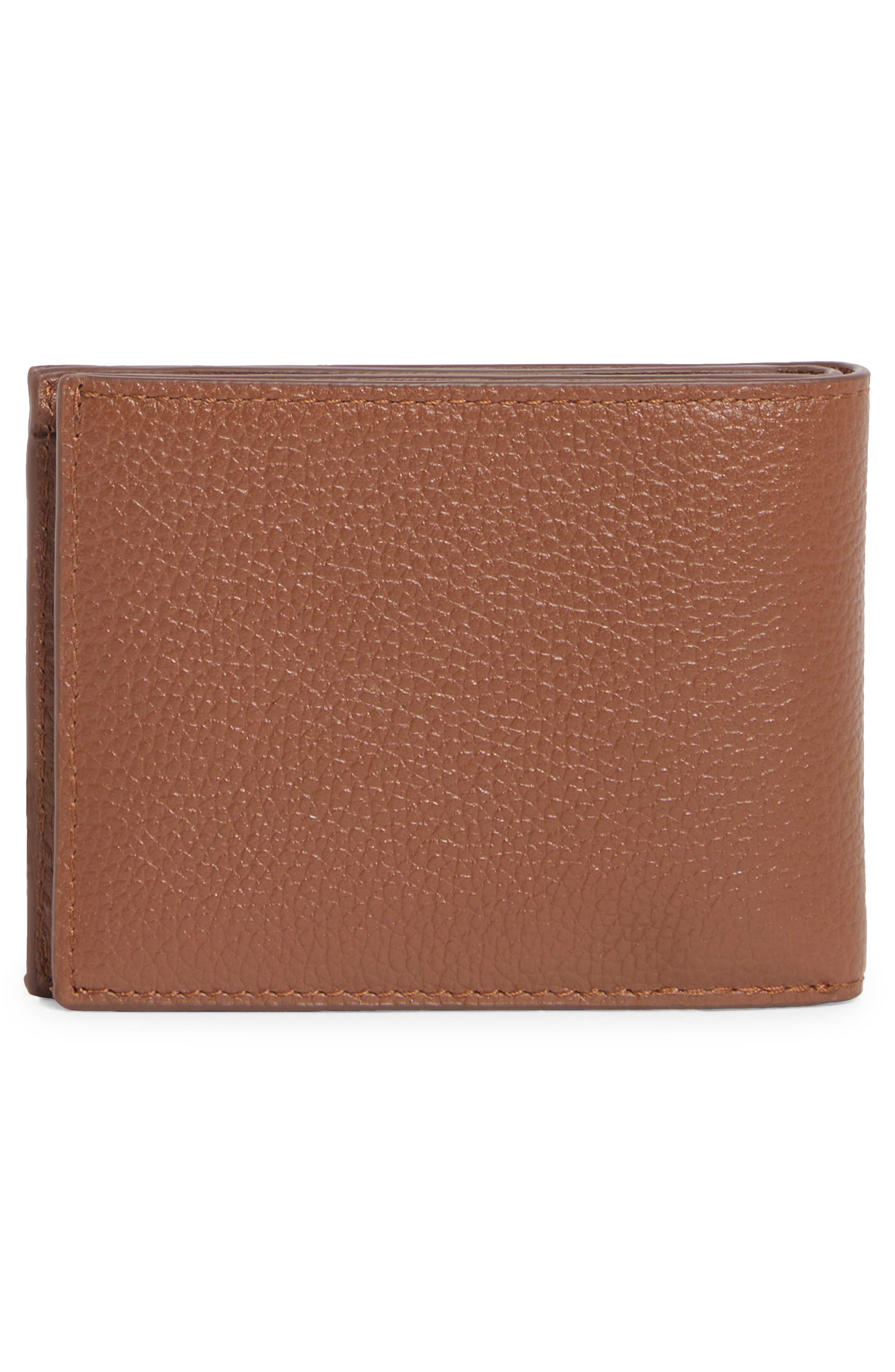 Johnston & Murphy Sliding 2-in-1 Pebbled Leather Bifold Wallet