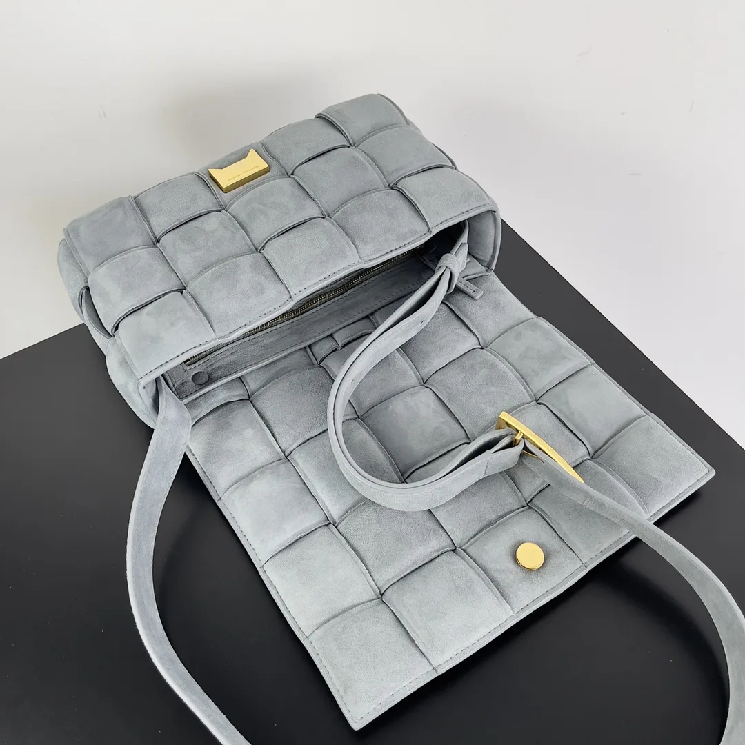 Bottega Veneta Green Cassette Intrecciato Woven Leather Crossbody Bag product photo from LabelPicks