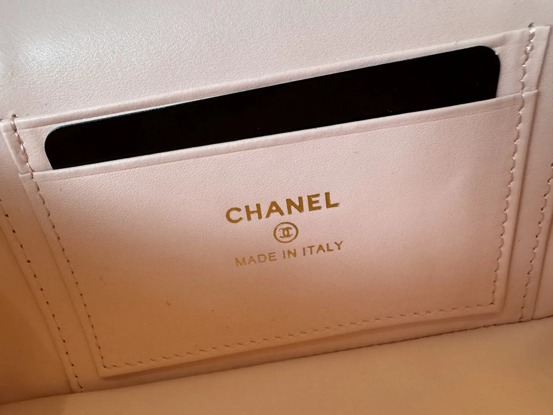 Chanel Gold Quilted Leather Crossbody Bag product photo from LabelPicks