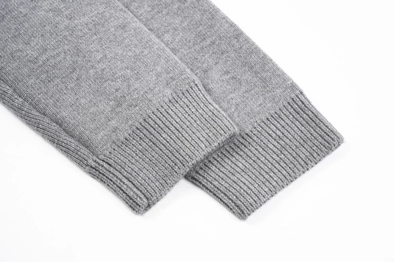 Miu Miu Muted Grey Logo Knit Jacket product photo from LabelPicks
