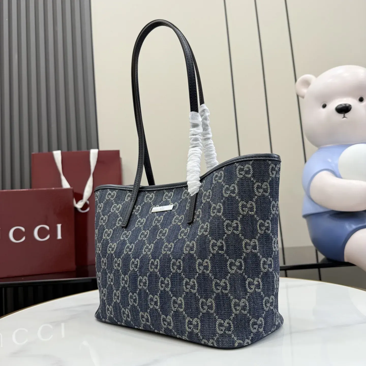 Gucci Blue Generation Nylon Tote Bag product photo from LabelPicks