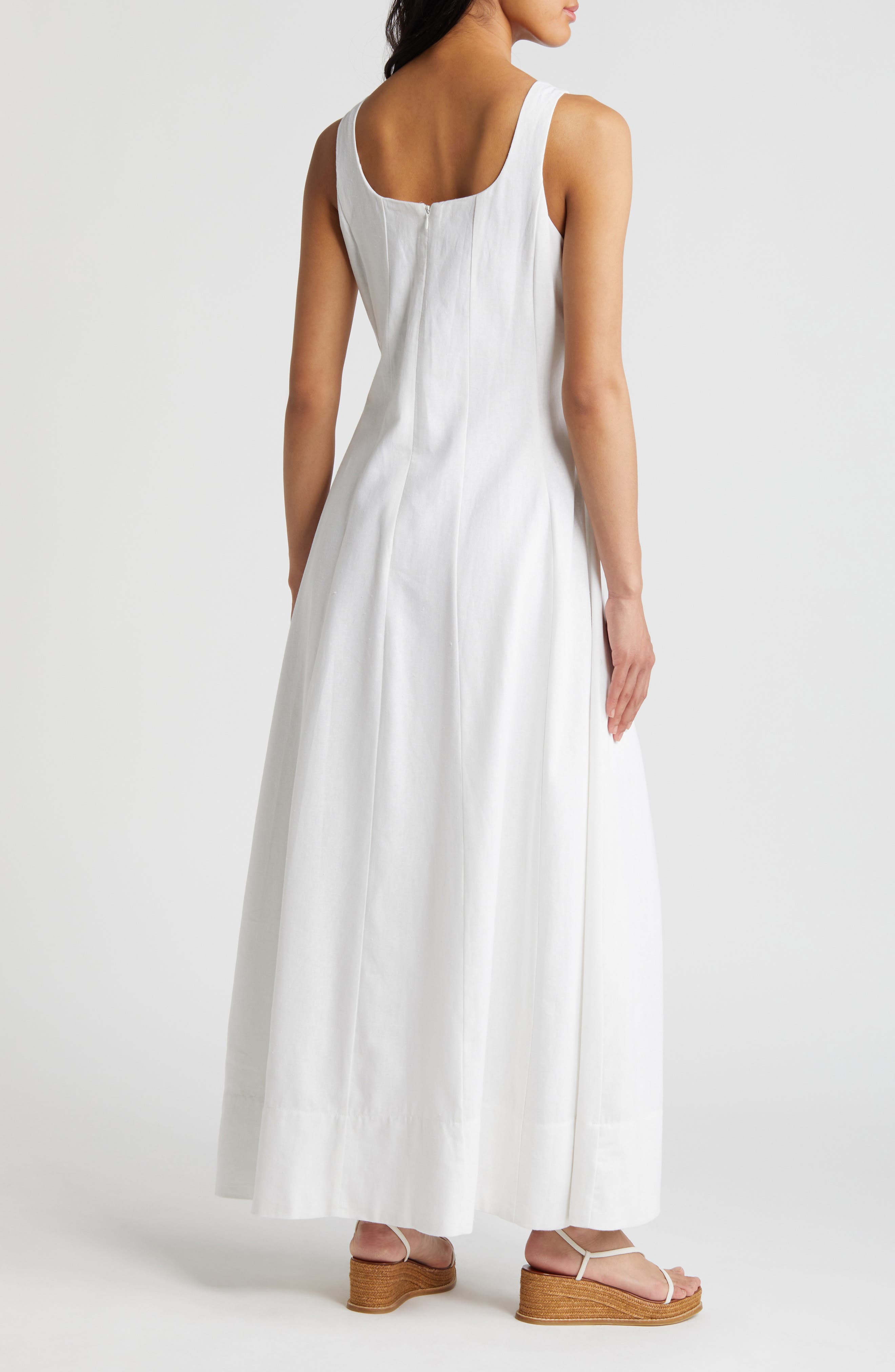 Halogen® Linen Blend Maxi Dress