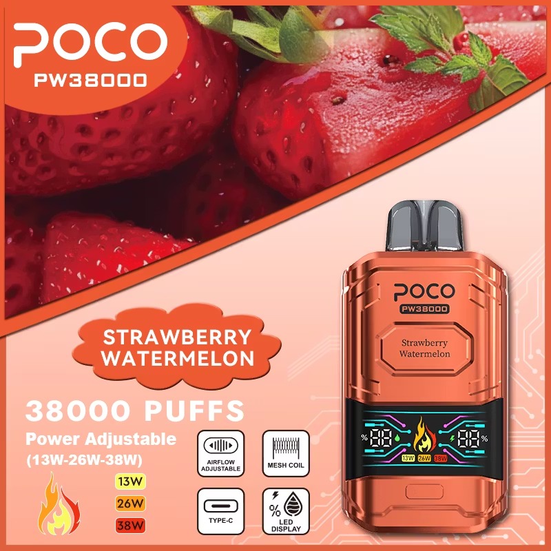 POCO PW 38000 Puffs Disposable Vape (10-piece box)