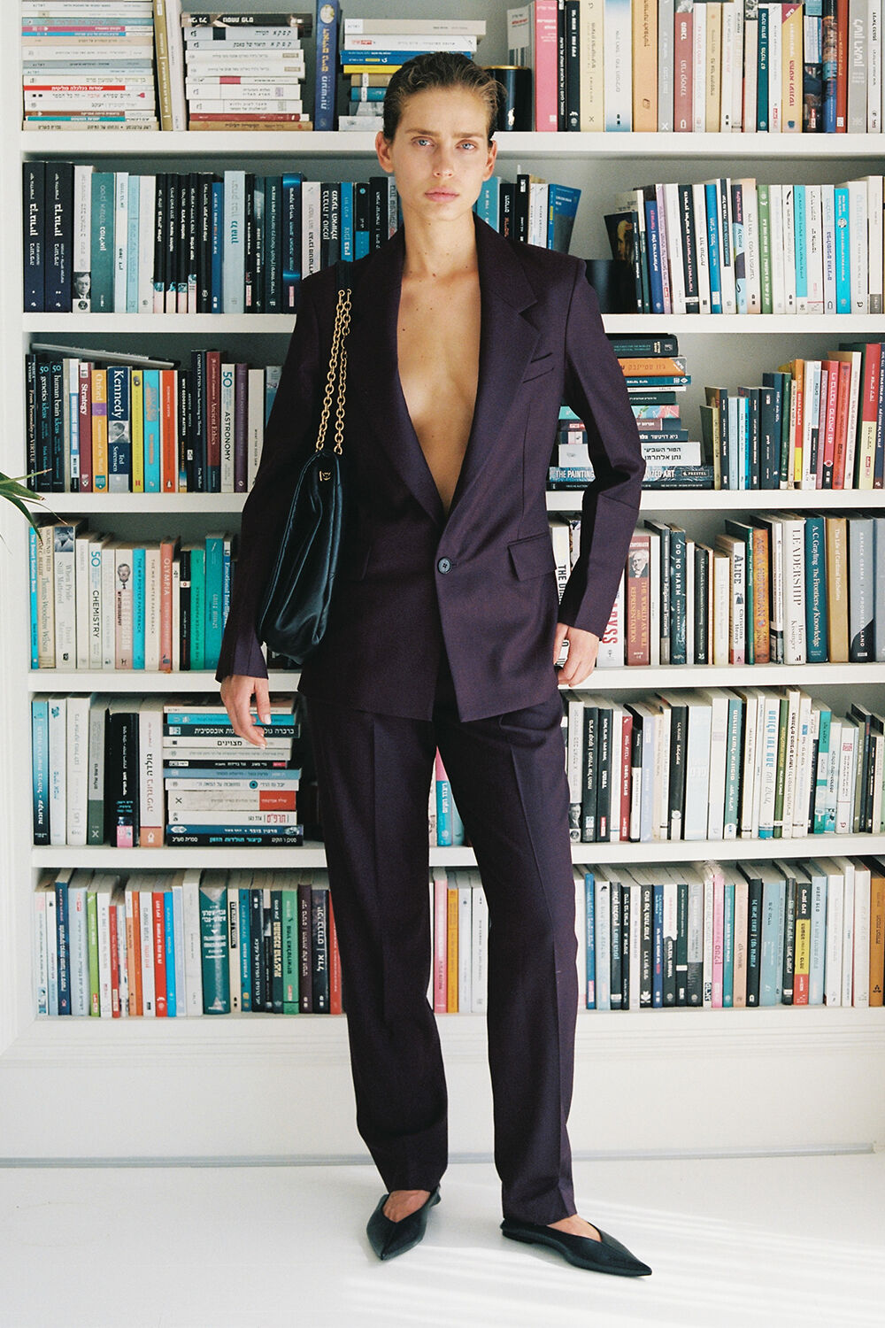 SAINT LAURENT נעלי בלרינה