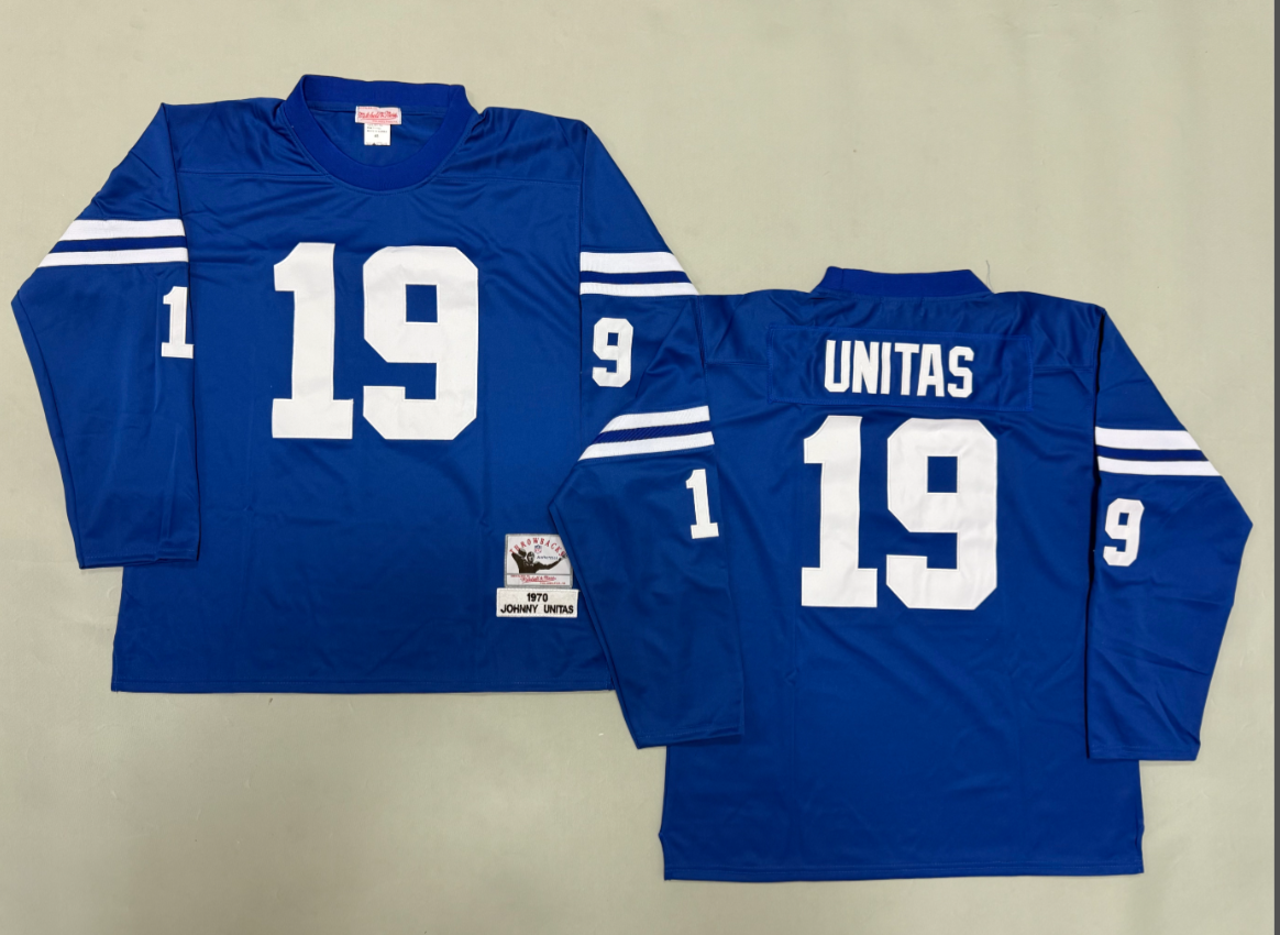 Johnny Unitas Baltimore Colts Authentic Throwback Retired Player Jersey