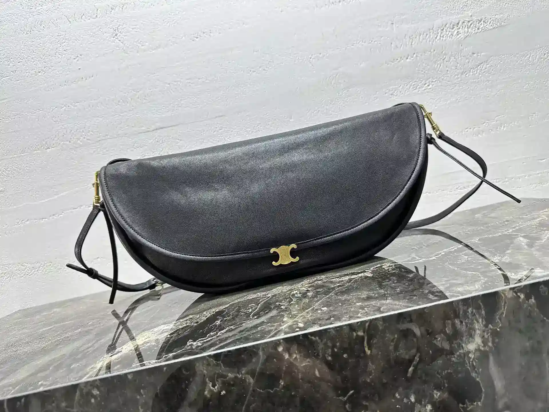 Celine Lambskin Triomphe Crossbody Bag product photo from LabelPicks