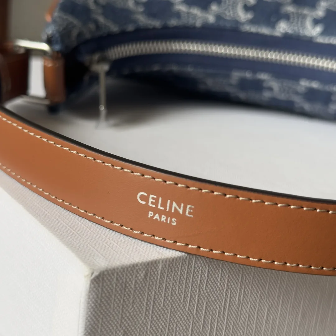 Celine Ava Brown Calfskin Hobo Bag product photo from LabelPicks
