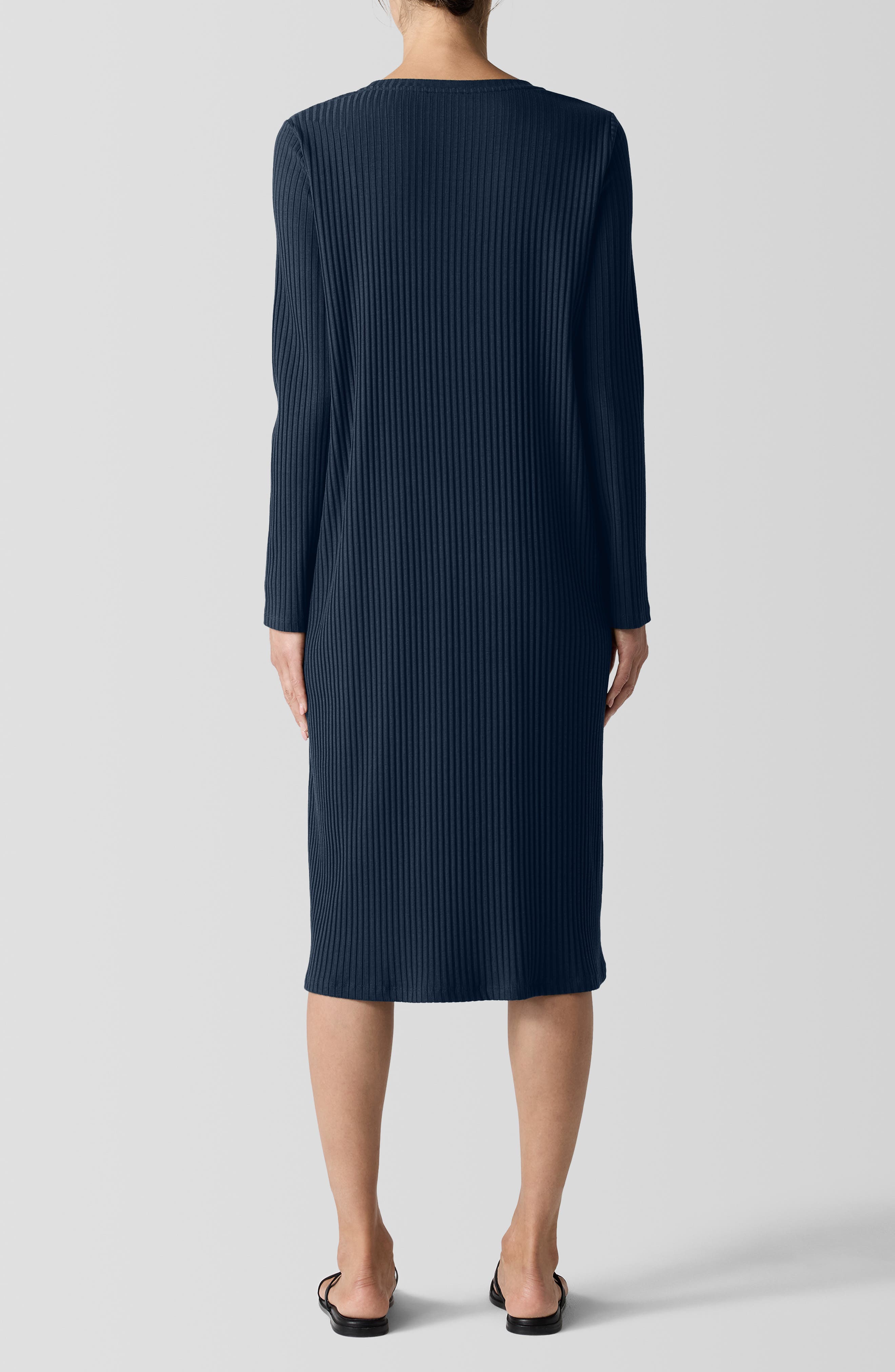 Eileen Fisher Long Sleeve Rib Dress