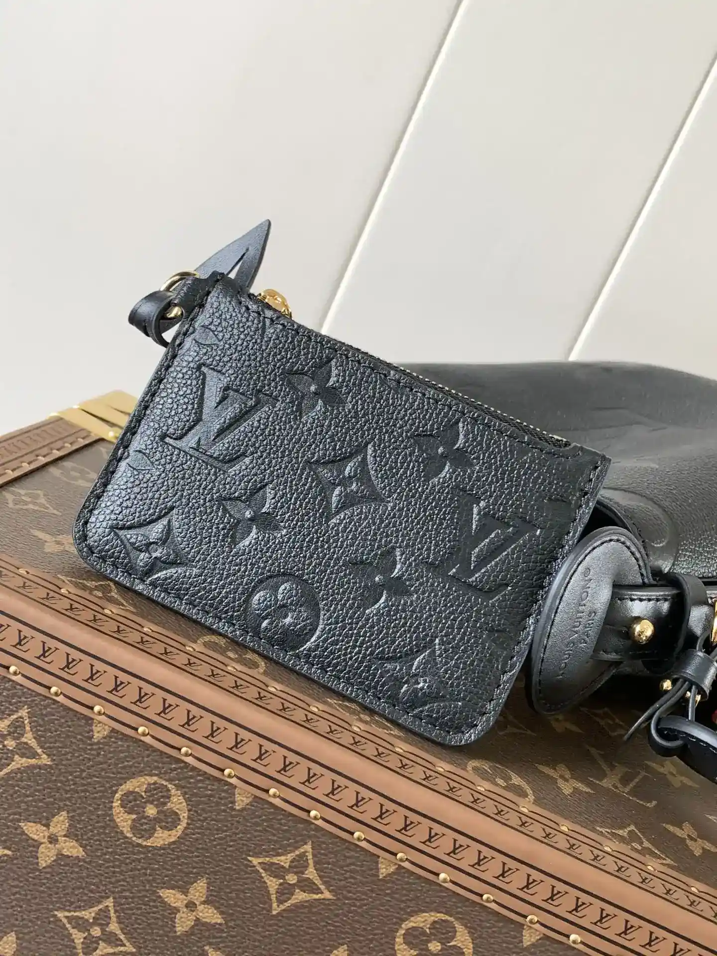 Louis Vuitton Grained Leather Bucket Bag product photo from LabelPicks