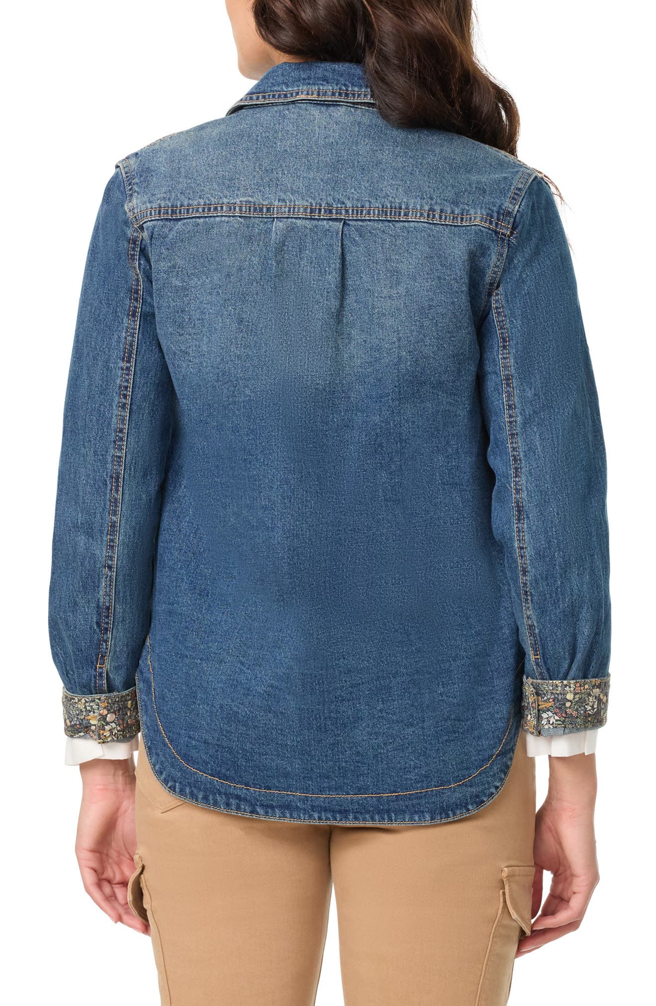 CURVE APPEAL Denim Shirt Jacket
