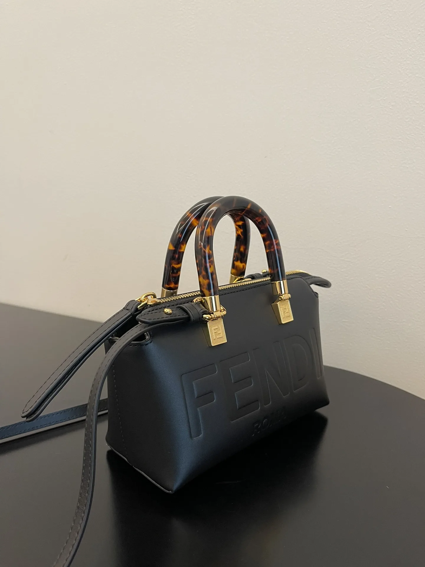 Fendi Black Calfskin Top Handle Bag product photo from LabelPicks