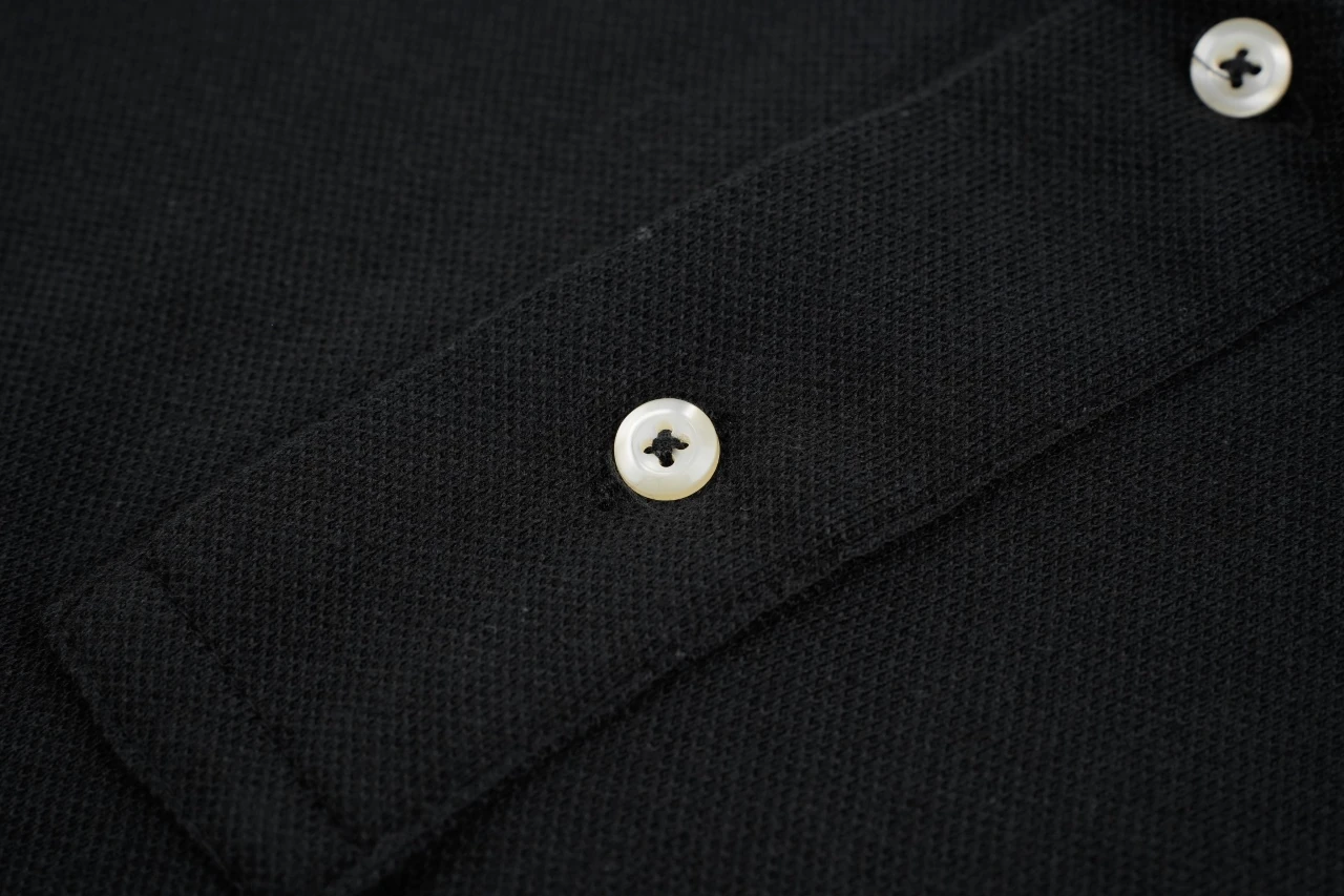 Ralph Lauren Black Pony Embroidered Long Sleeve Polo Shirt product photo from LabelPicks