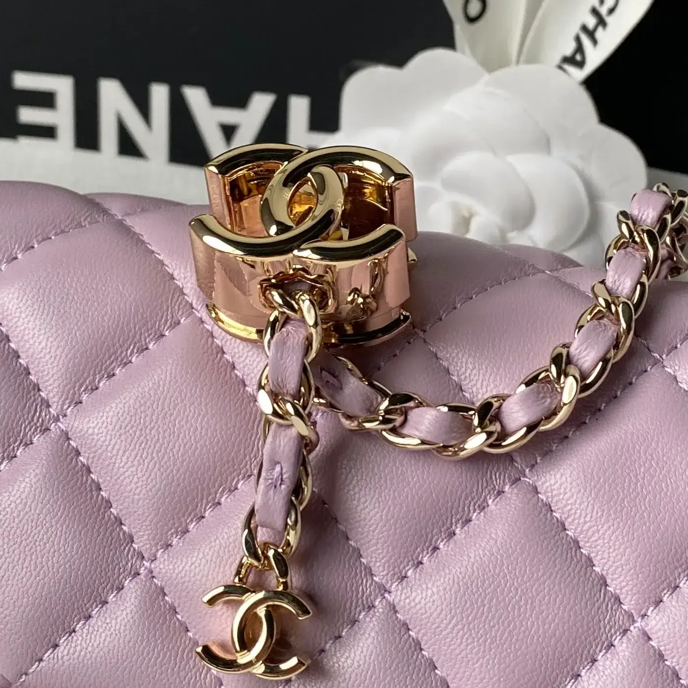 Chanel Lambskin Classic Flap Shoulder Bag product photo from LabelPicks