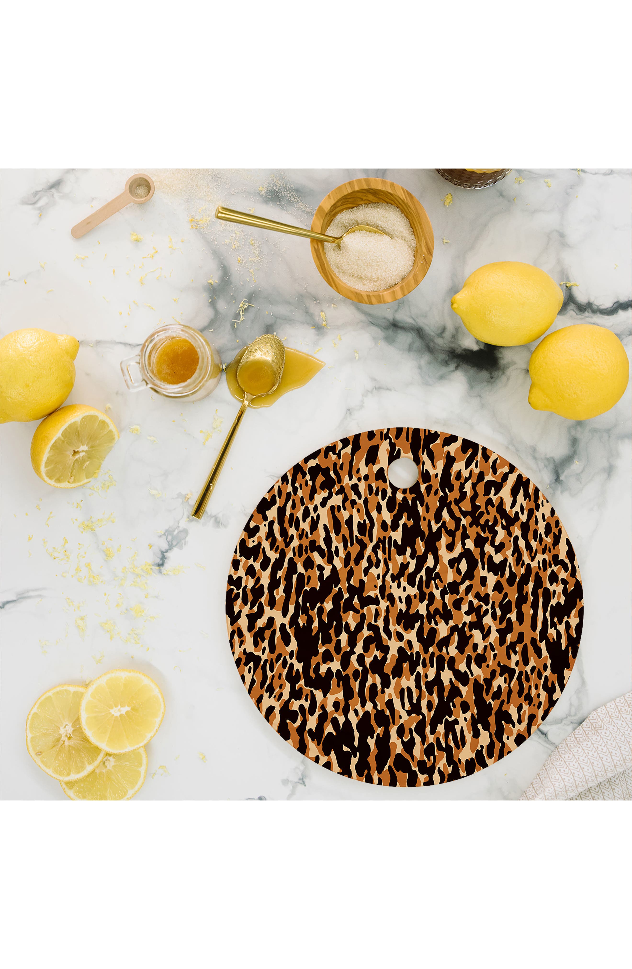 Deny Designs Leopard Print Cutting Board