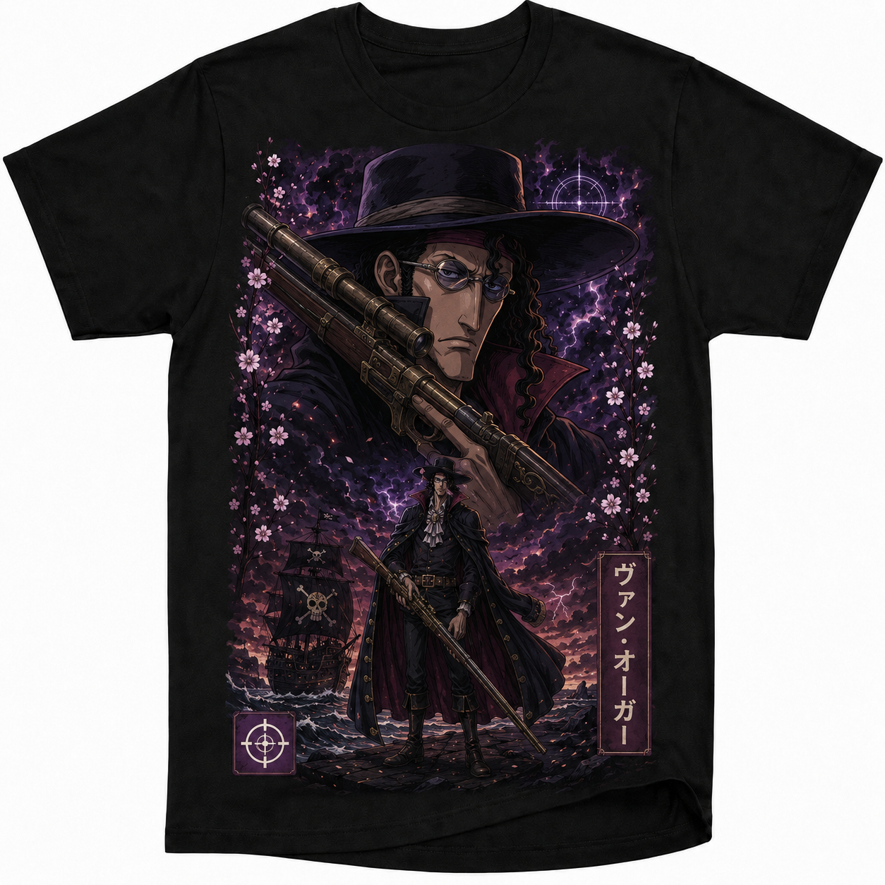 Remera Anime Van Augur One Piece Manga Corta