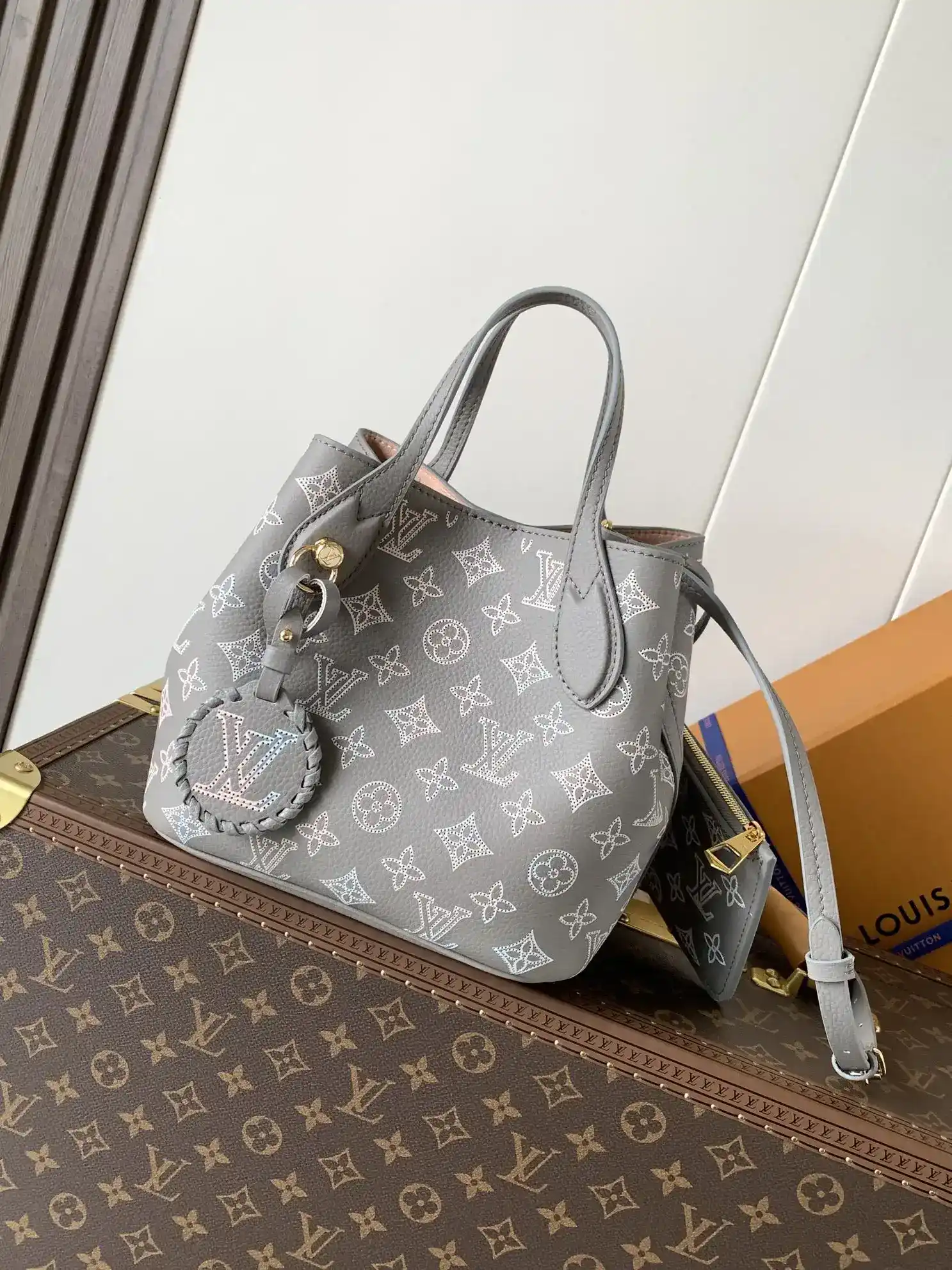 Louis Vuitton Navy Calfskin Tote Bag product photo from LabelPicks
