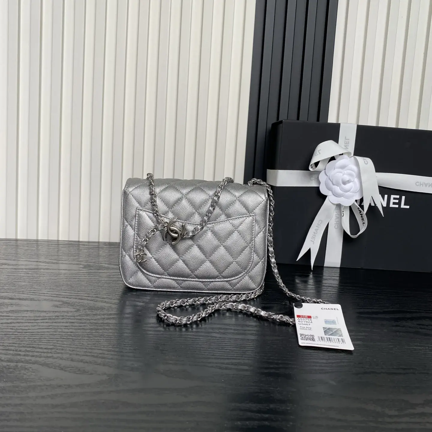 Chanel Classic Flap Gold Calfskin Shoulder Bag product photo from LabelPicks