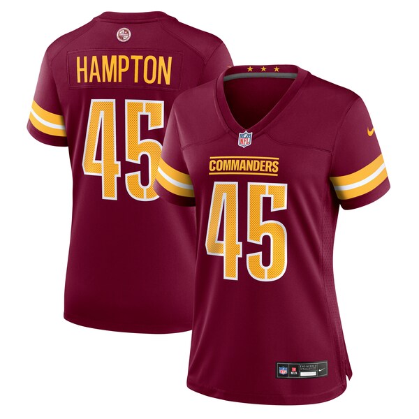 Dominique Hampton Washington Commanders Nike Women's  Game Jersey -  Burgundy