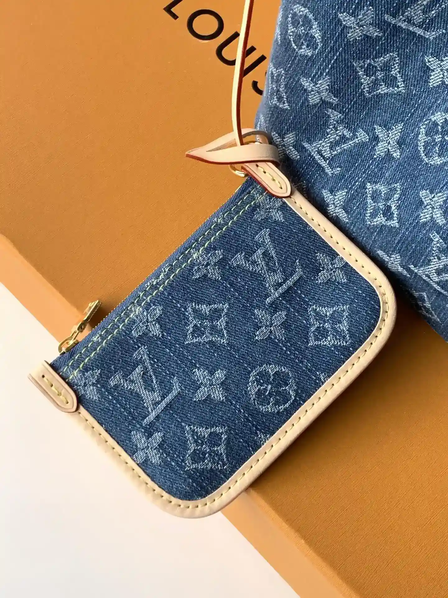 Louis Vuitton Blue Calfskin Bucket Bag product photo from LabelPicks