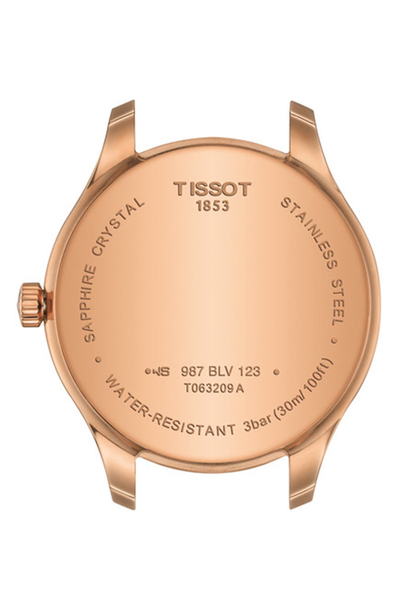 Tissot Women's Tradition Embossed Leather Strap Watch, 31mm