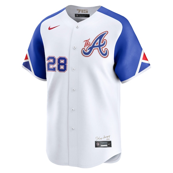 Matt Olson Atlanta Braves Nike City Connect Limited Jersey - White