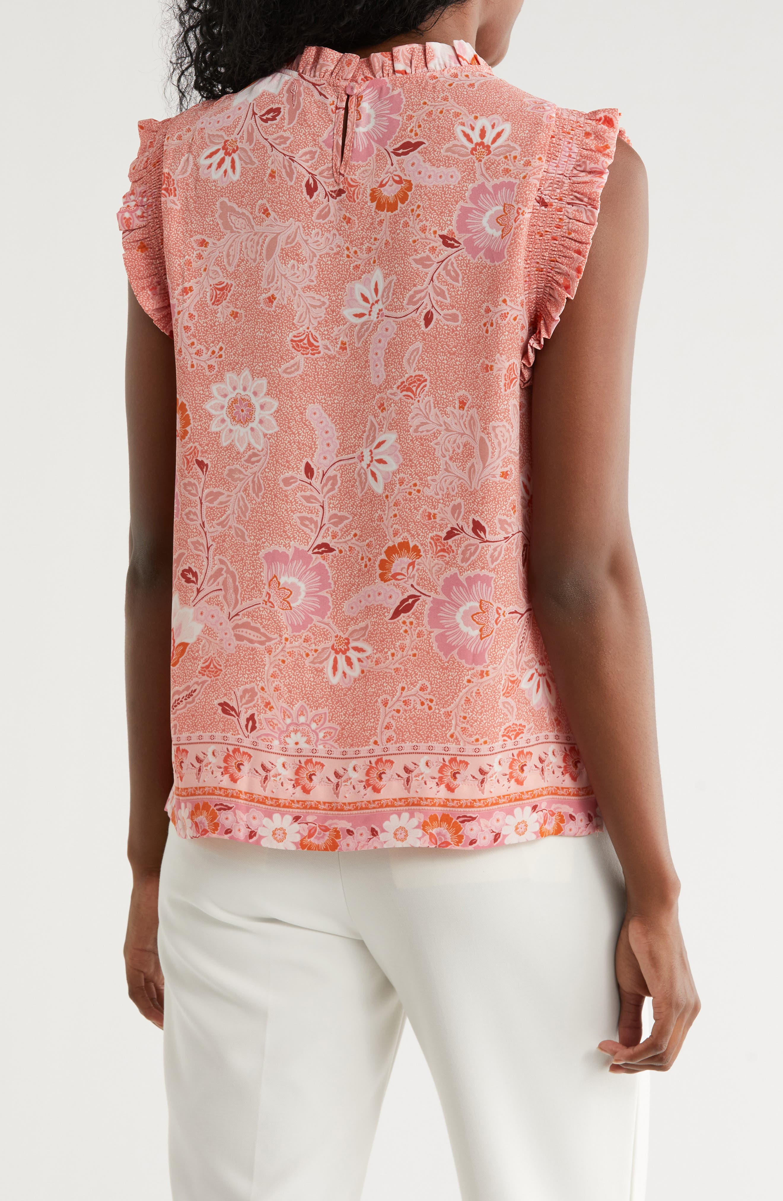 DR2 by Daniel Rainn Smocked Sleeveless Top