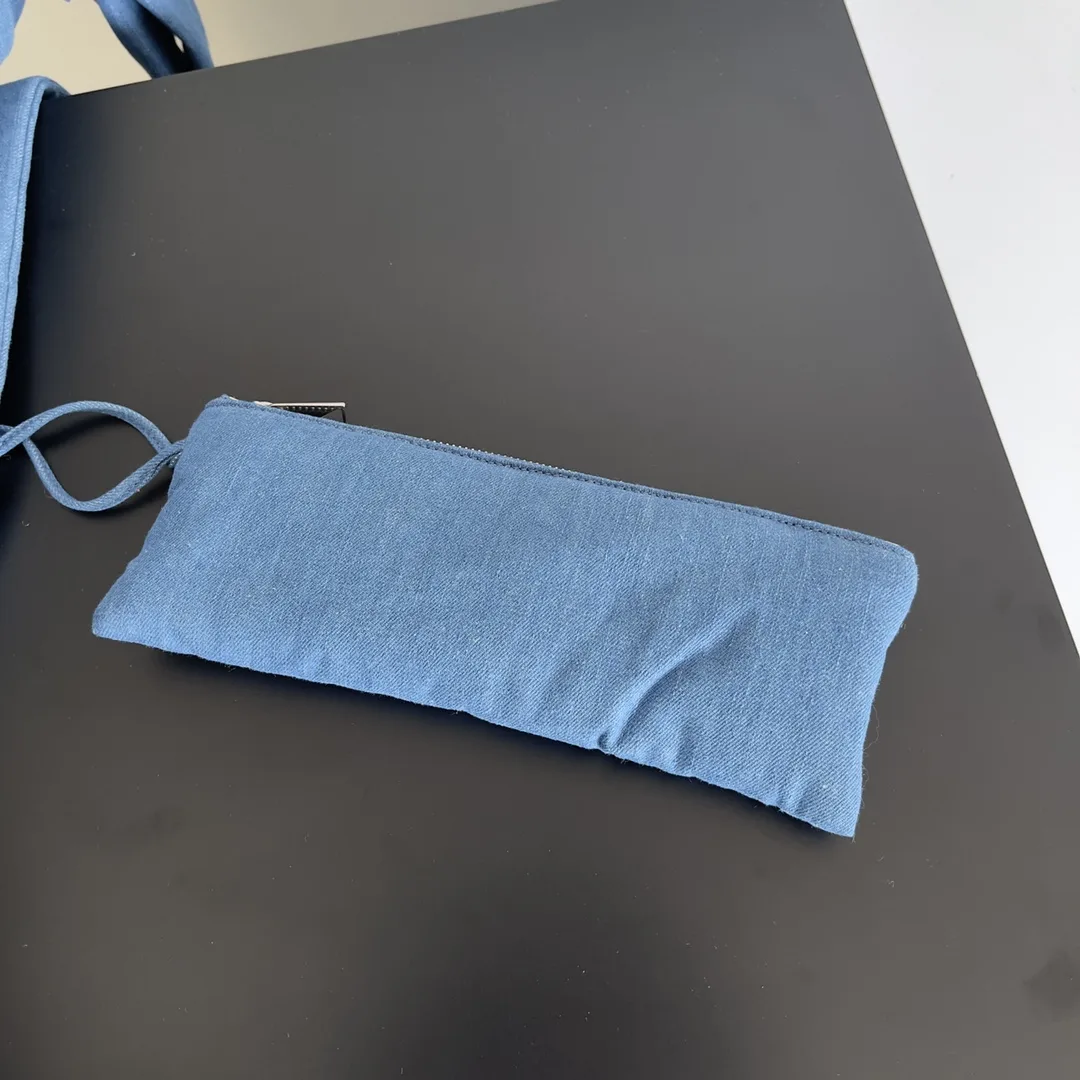 Bottega Veneta Cassette Blue Nylon Belt Bag product photo from LabelPicks