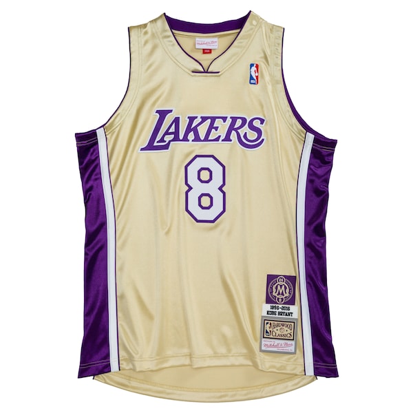 Kobe Bryant Los Angeles Lakers  Hall of Fame Class of 2020 #8 Authentic Jersey - Gold/Purple