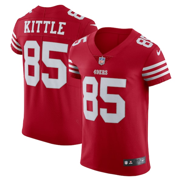 George Kittle San Francisco 49ers Nike Vapor Elite Jersey - Scarlet/Red/White