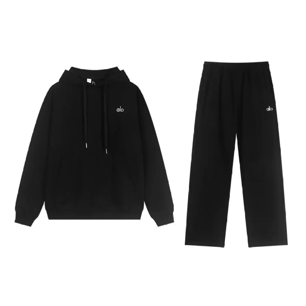 Alo Yoga Accolade Black Tracksuit