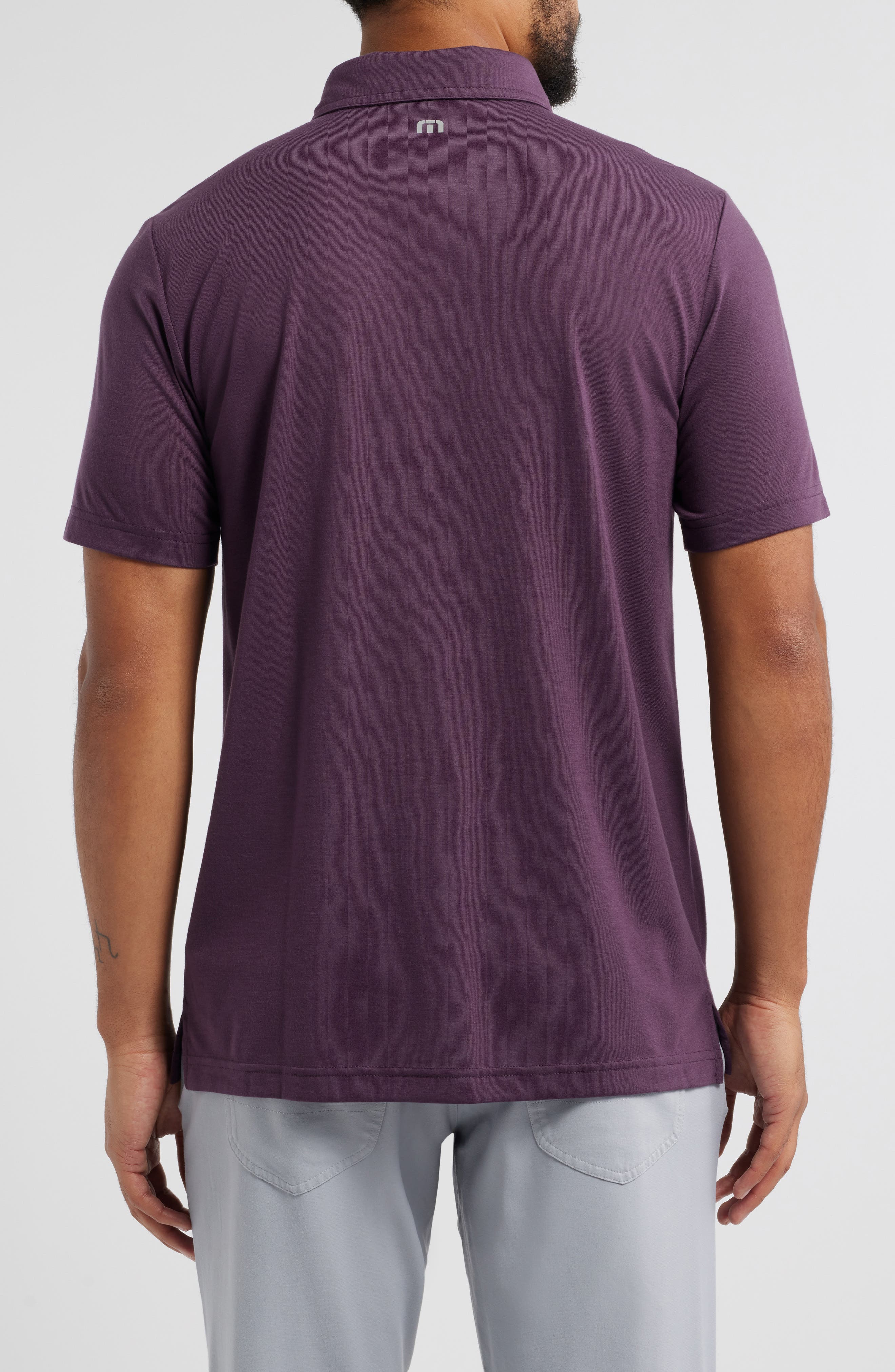 TravisMathew Coast Charted Chest Stripe Piqué Polo