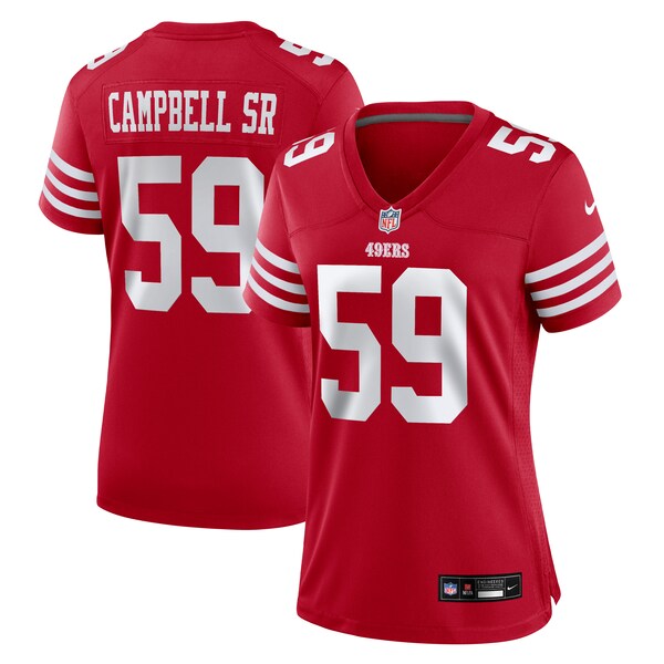 De'Vondre Campbell San Francisco 49ers Nike Women's  Game Jersey -  Scarlet