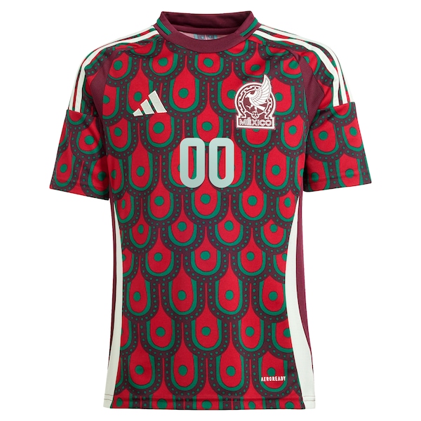Mexico National Team adidas Youth 2024 Home Replica Custom Jersey - Green