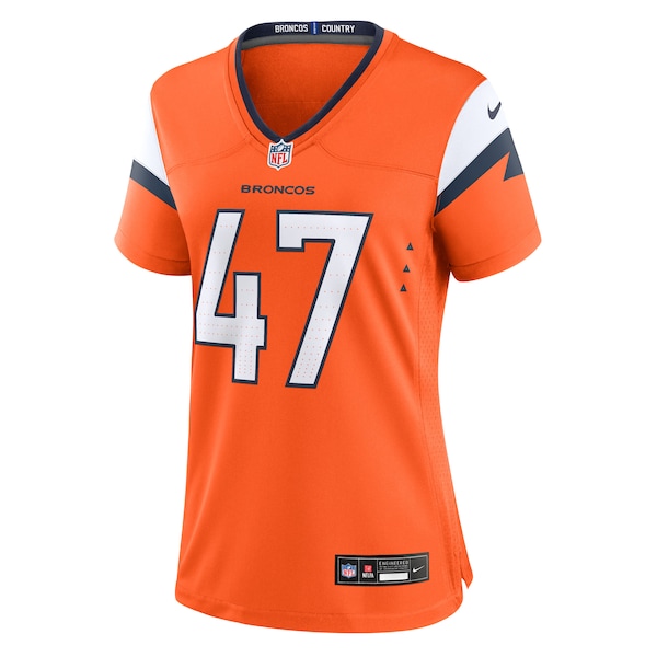 Karene Reid Denver Broncos Nike Women's Team Game Jersey -  Orange
