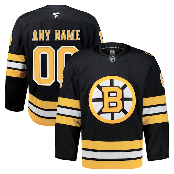 Boston Bruins  Home Authentic Pro Custom Jersey - Black