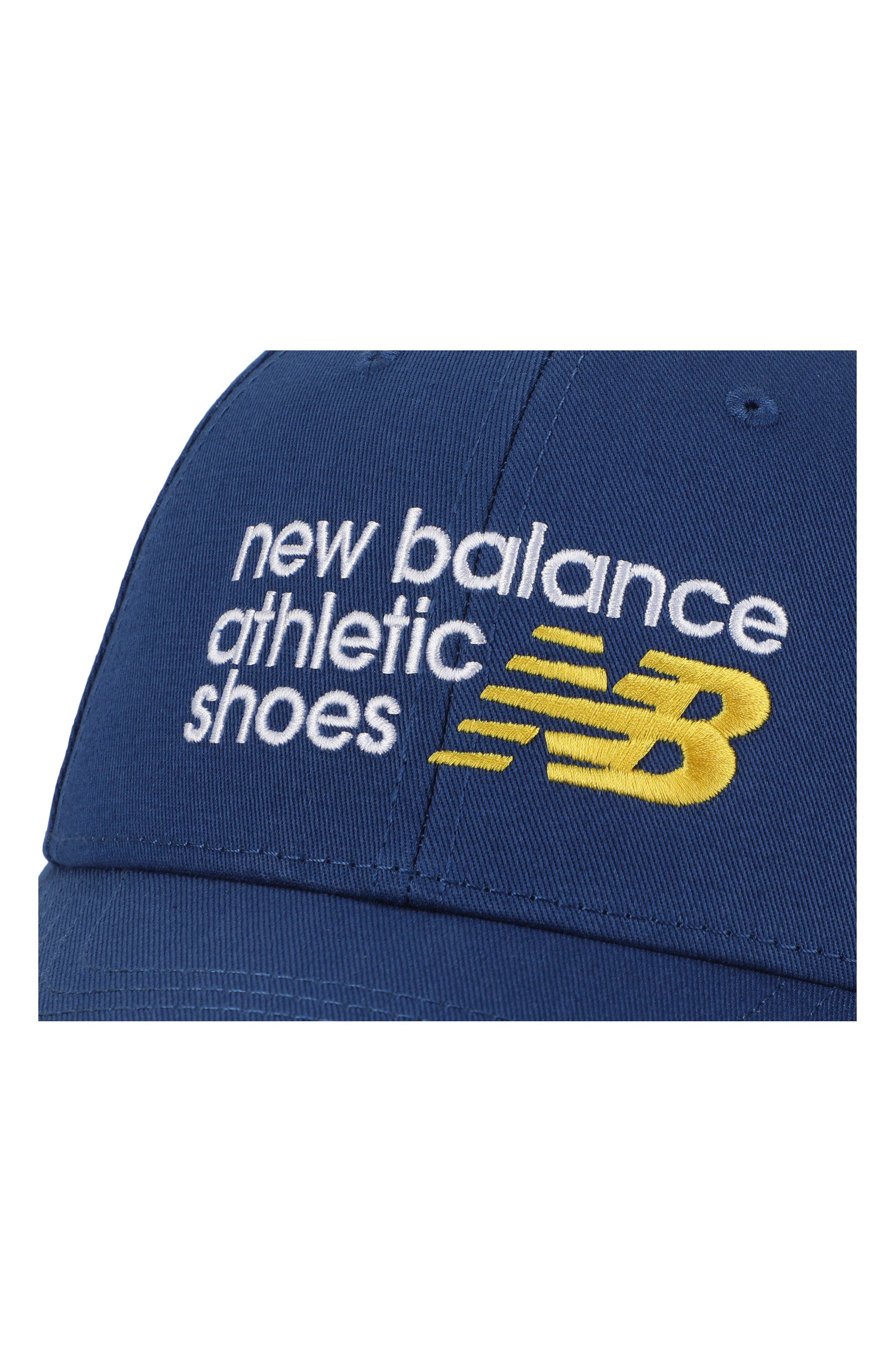 New Balance Stacked Patch Logo Trucker Hat