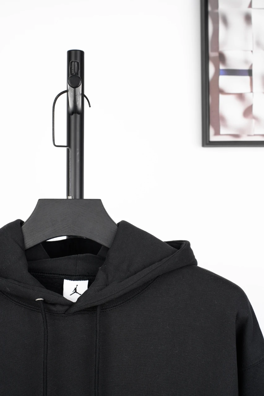Supreme Black Jumpman Embroidered Fleece Hoodie product photo from LabelPicks