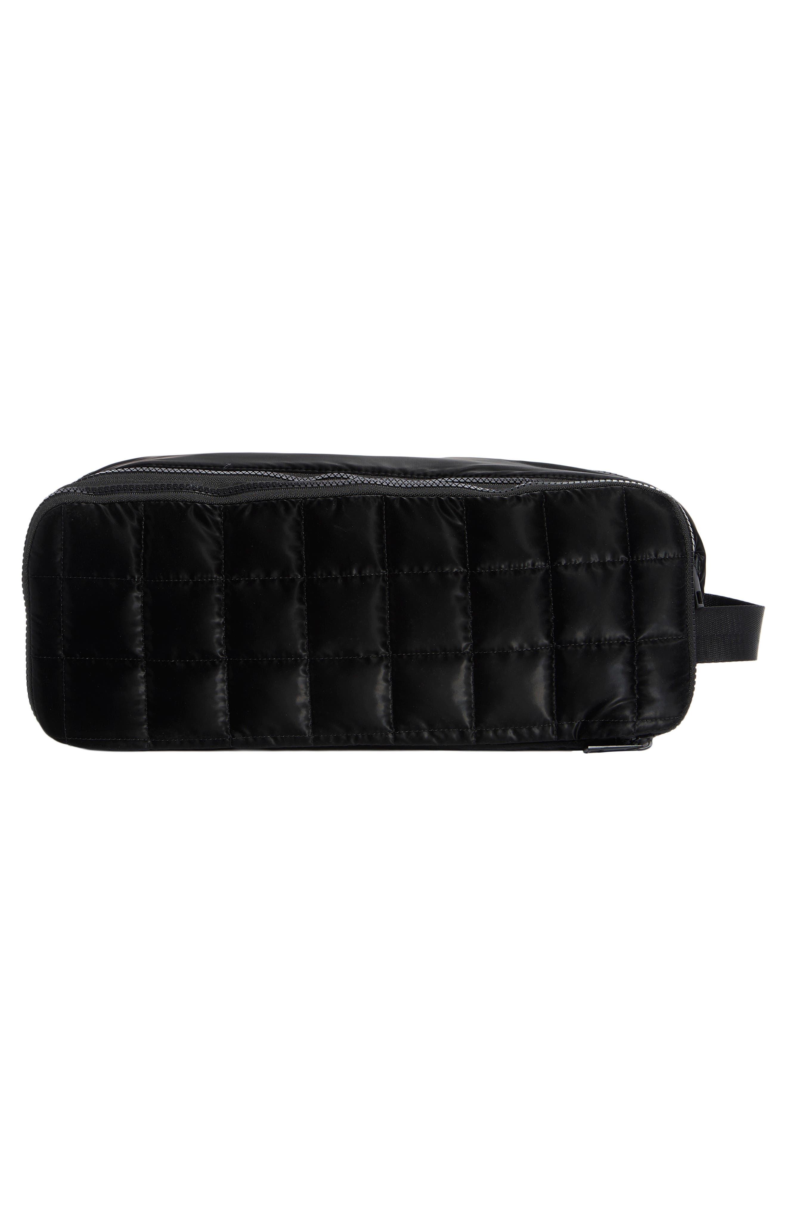 MYTAGALONGS Large Box Quilted Cosmetics Bag