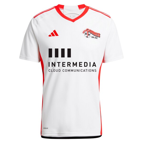 San Jose Earthquakes adidas 2024 The 50 Kit Replica Custom Jersey - White