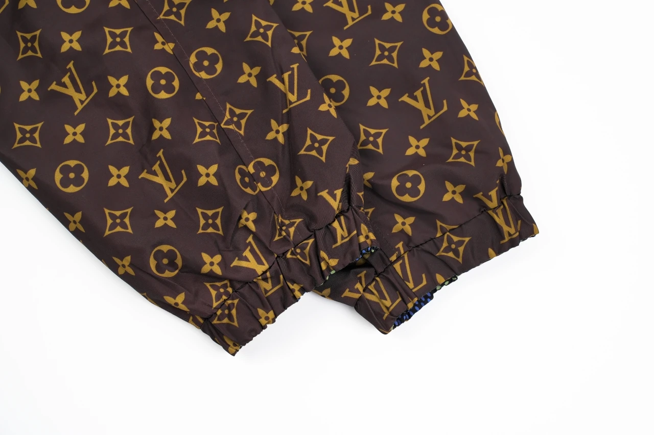 Louis Vuitton Green Damier Reversible Hooded Jacket product photo from LabelPicks
