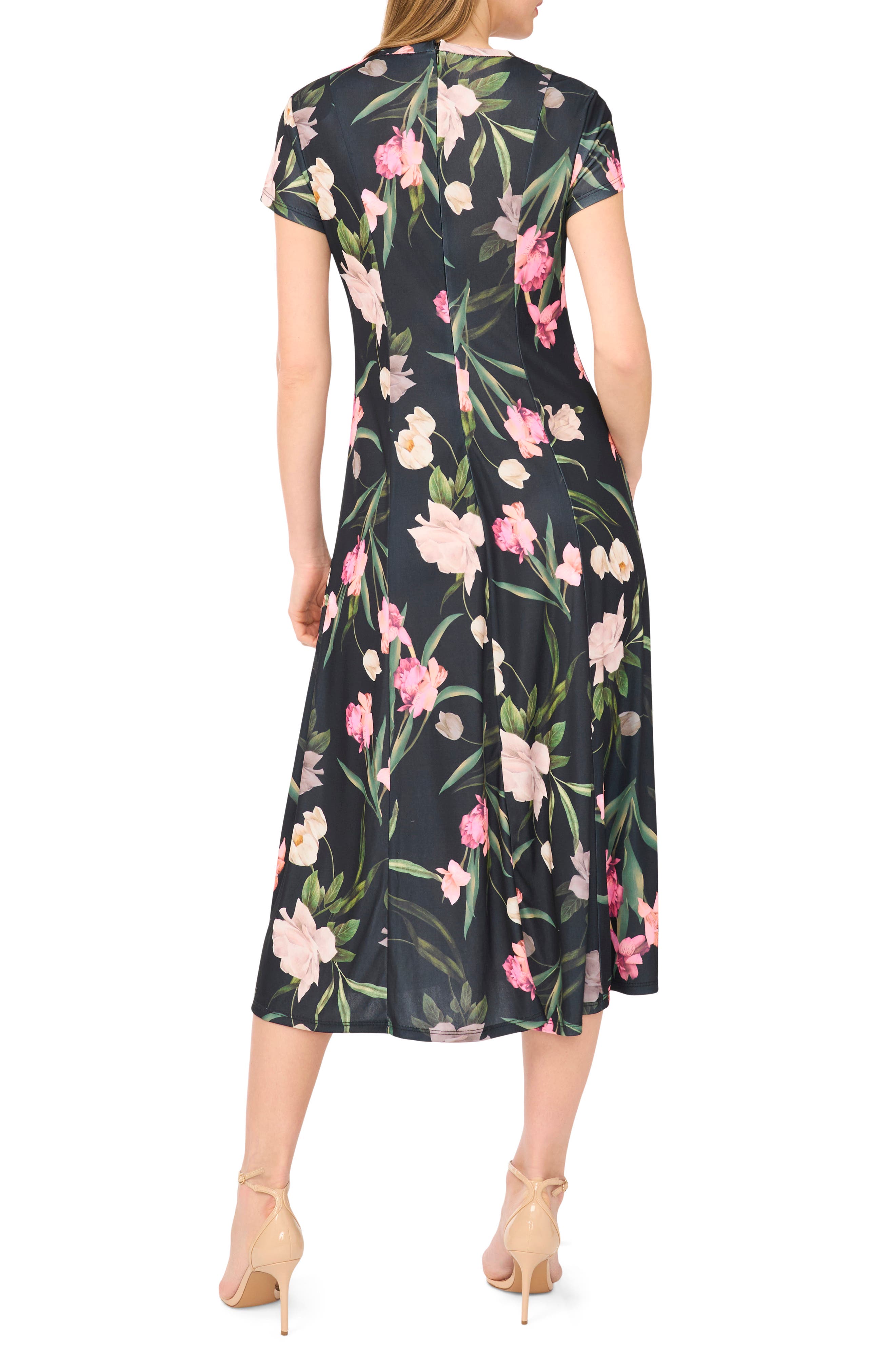 Ted Baker Cap Sleeve Midi Dress