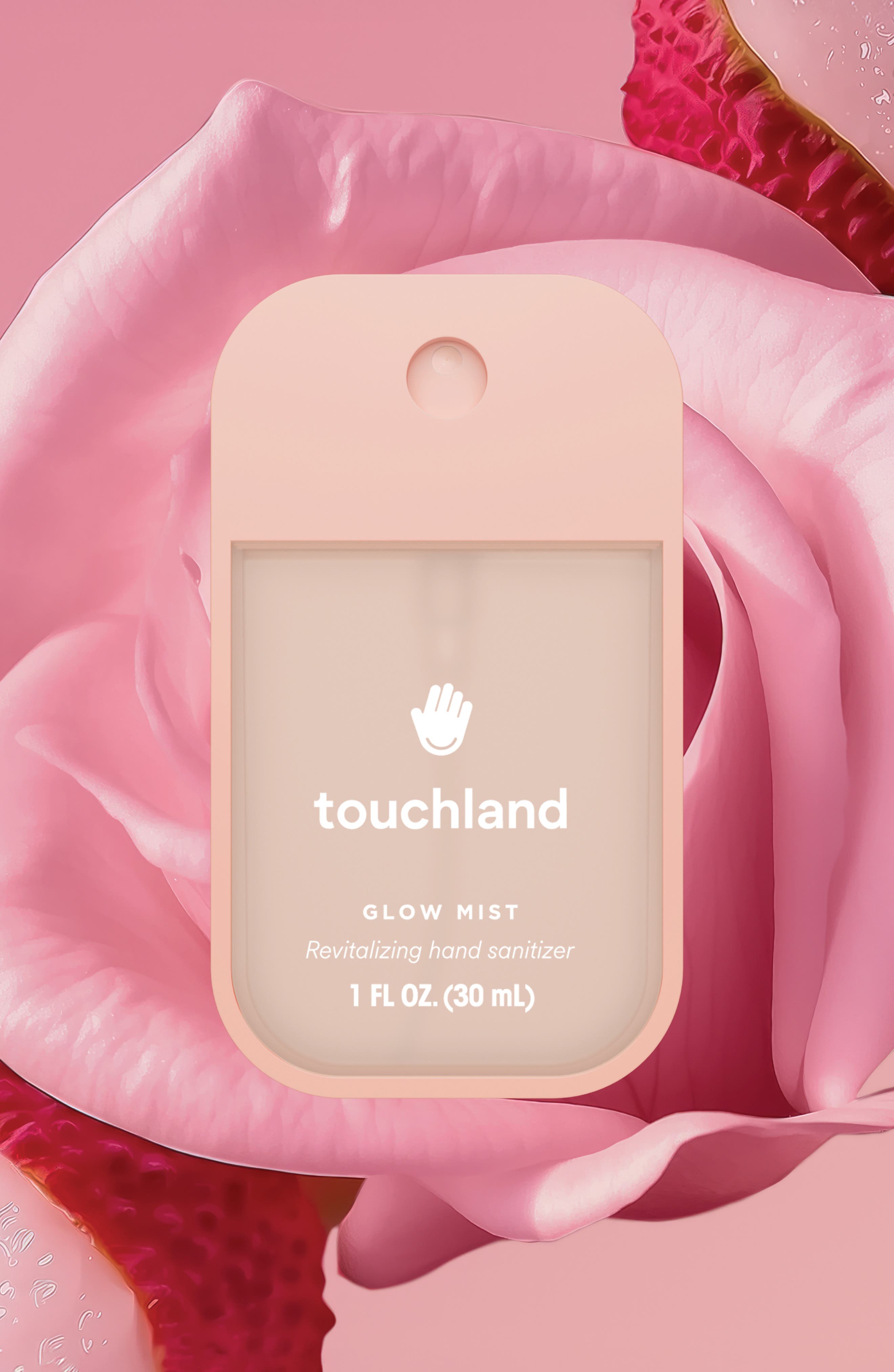 TOUCHLAND Rosewater Glow Mist Hand Sanitizer