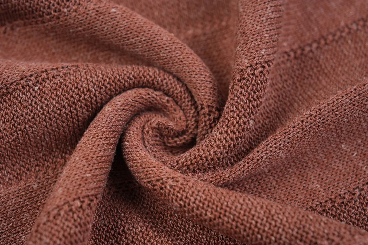 Brunello Cucinelli Terracotta Linen-Blend Ribbed Polo Shirt product photo from LabelPicks