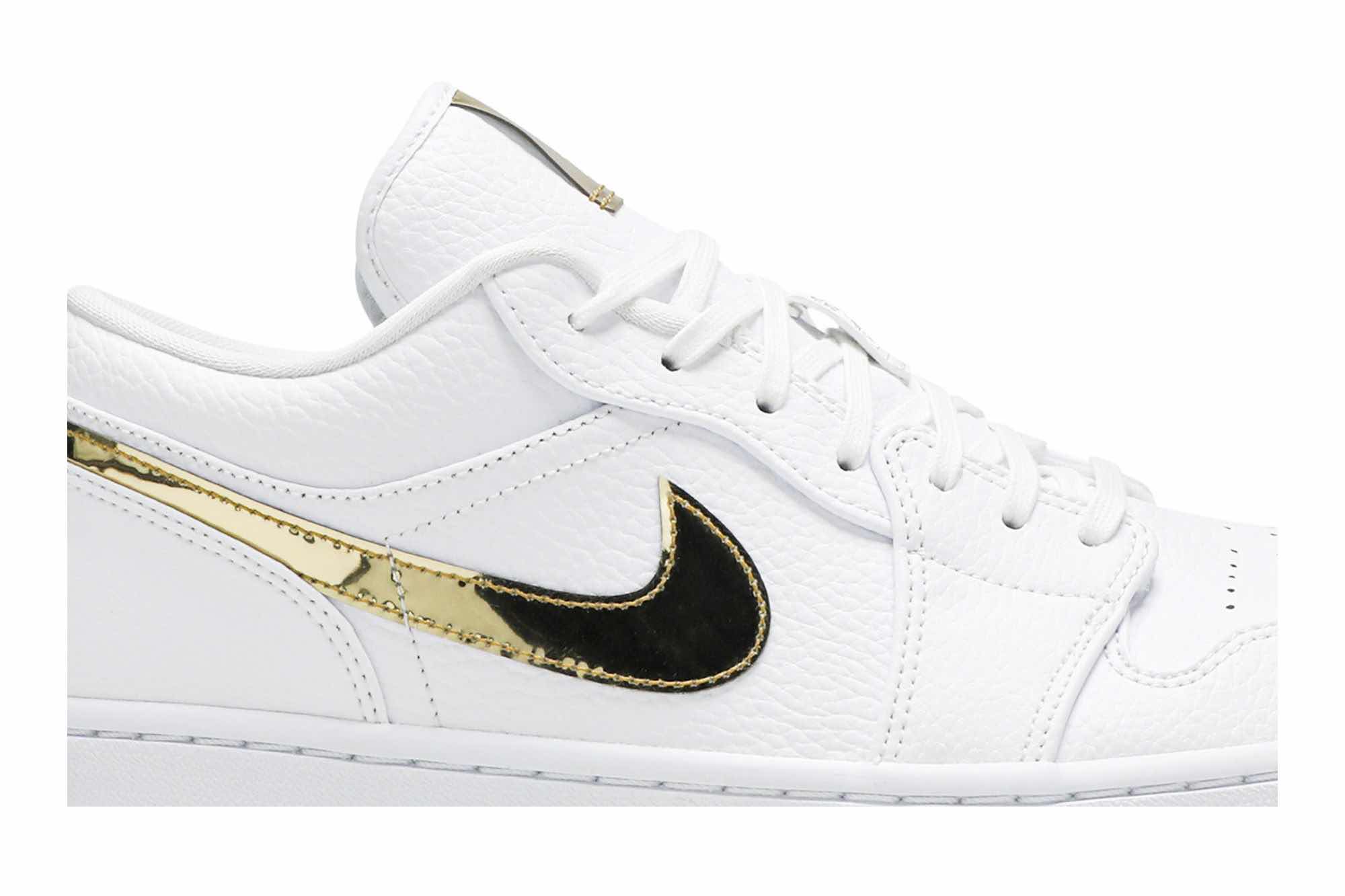 Air Jordan 1 Retro Low ‘White Metallic Gold’ CZ4776-100