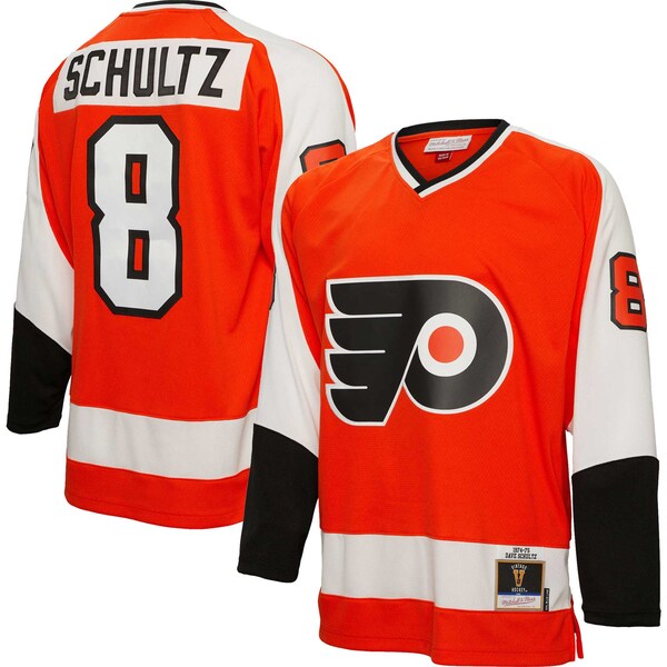 Dave Schultz Philadelphia Flyers  1974/75 Blue Line Player Jersey - Orange