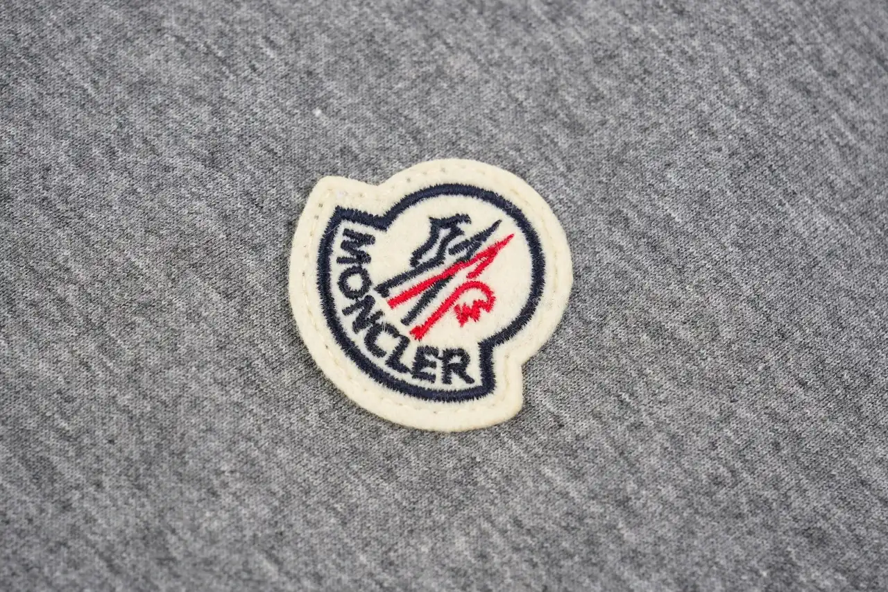 Moncler Grey Logo Crewneck T-Shirt product photo from LabelPicks