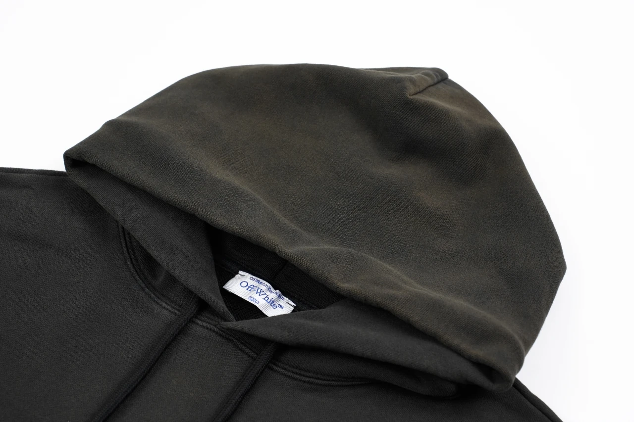 Off-White Black Saint Matthew Painting Graphic Hoodie product photo from LabelPicks
