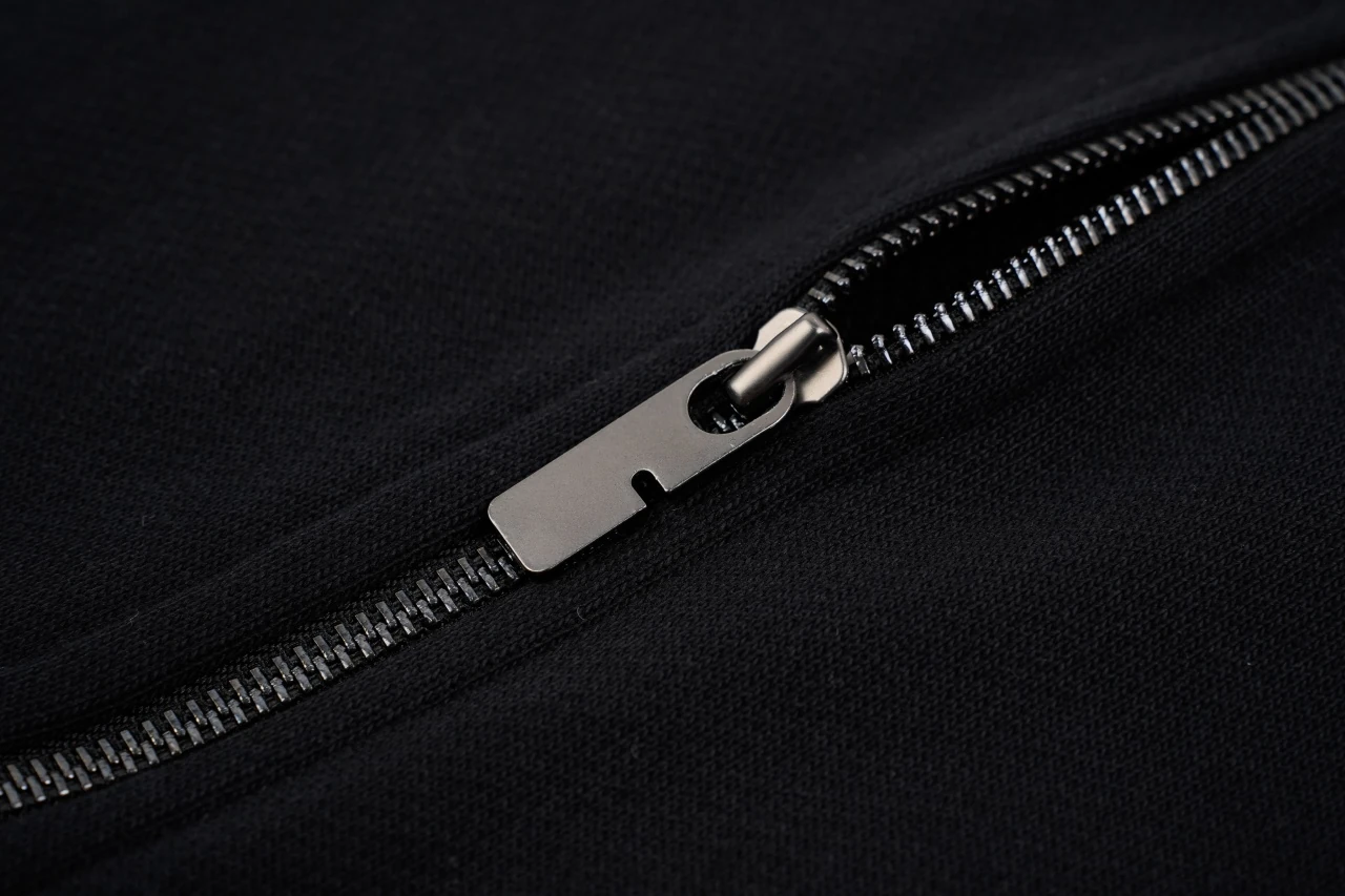 Burberry Black Embroidered Zip Hoodie product photo from LabelPicks