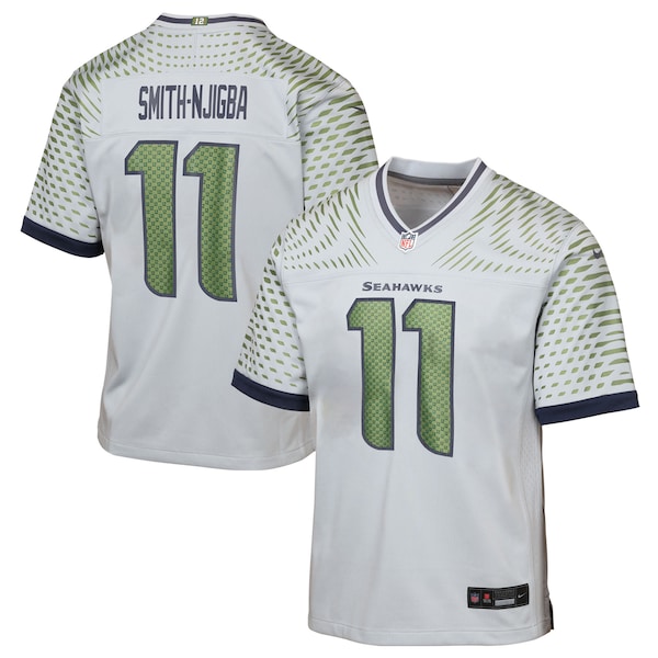 Jaxon Smith-Njigba Seattle Seahawks Nike Youth 2025 Rivalries Collection Game Jersey - Wolf Gray